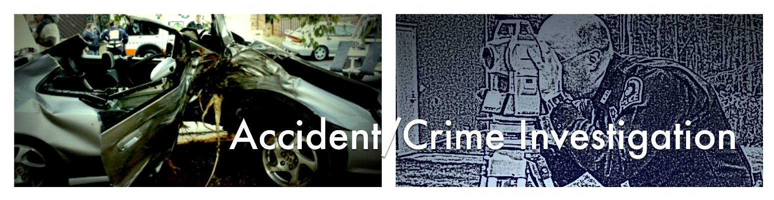 Use Carlson CSI Software for crash or crime scene investigation.