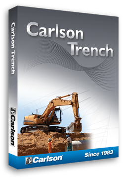 Carlson Trench is for calculations related to installing pipes, sewers, or utility lines