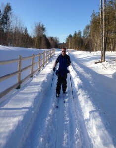 Locals and visitors alike enjoyed the finished trail this past winter.
