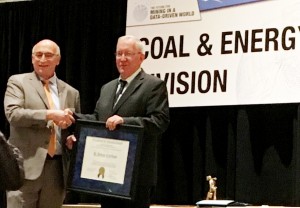 SME gives Bruce Carlson the Howard N. Eavenson Award.