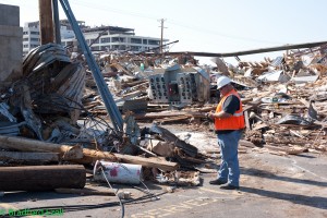 Using Carlson integrated GPS to locate spills