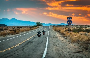 Route 66 riders