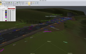 Supersonic 3D roadway linework