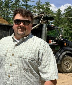 Matt Howard, V.P. of Business Development for Glen Builders Inc. in North Conway, N.H.