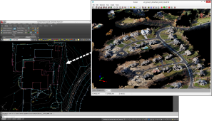 Complex cloud data to manageable CAD entities in Point Cloud 2018.